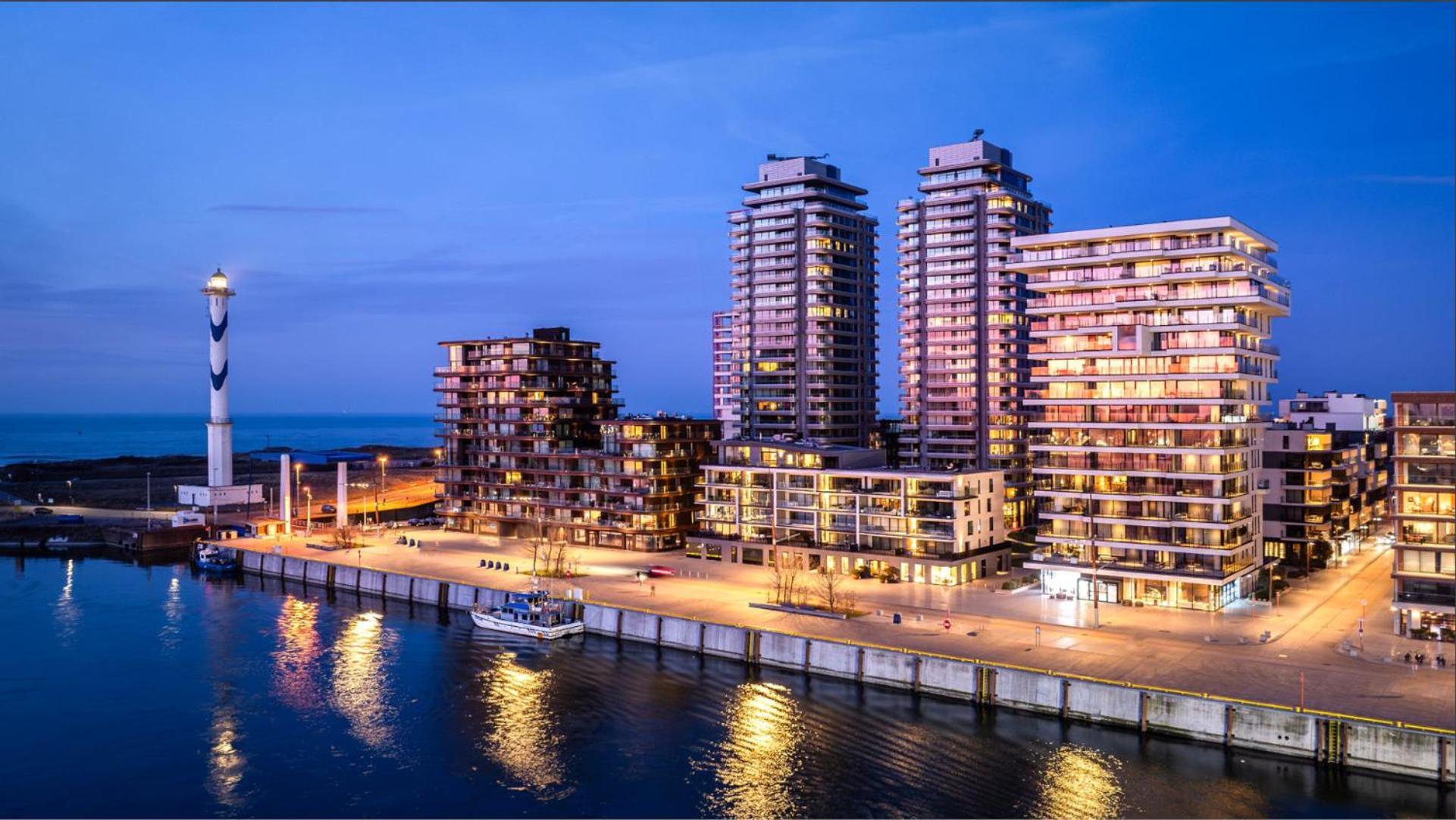 Central Park Tower Sea View Residence With Pool And Gym Oostende Exteriör bild
